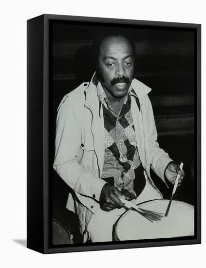 Drummer Roy Haynes at the Capital Radio Jazz Festival, London, 1980-Denis Williams-Framed Premier Image Canvas