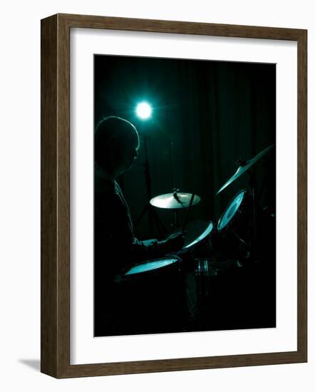 Drummer-David Ridley-Framed Photographic Print