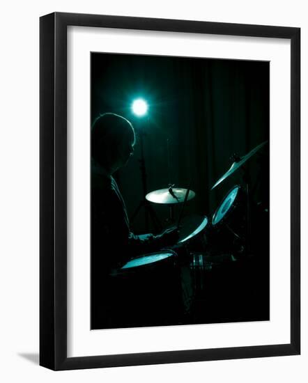 Drummer-David Ridley-Framed Photographic Print