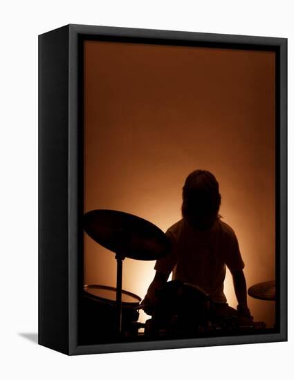 Drummer-David Ridley-Framed Premier Image Canvas