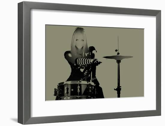 Drummer-NaxArt-Framed Art Print