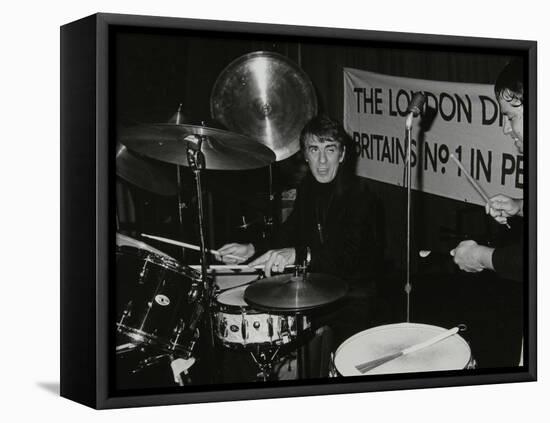 Drummers Kenny Clare Les Demerle, London 1979-Denis Williams-Framed Premier Image Canvas