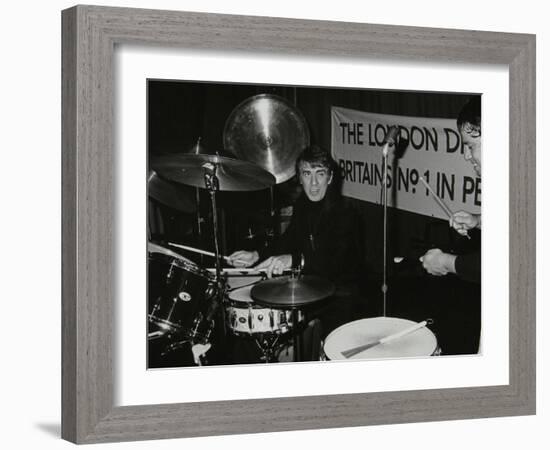 Drummers Kenny Clare Les Demerle, London 1979-Denis Williams-Framed Photographic Print