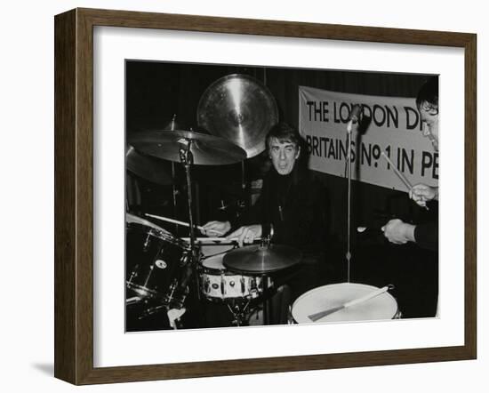 Drummers Kenny Clare Les Demerle, London 1979-Denis Williams-Framed Photographic Print