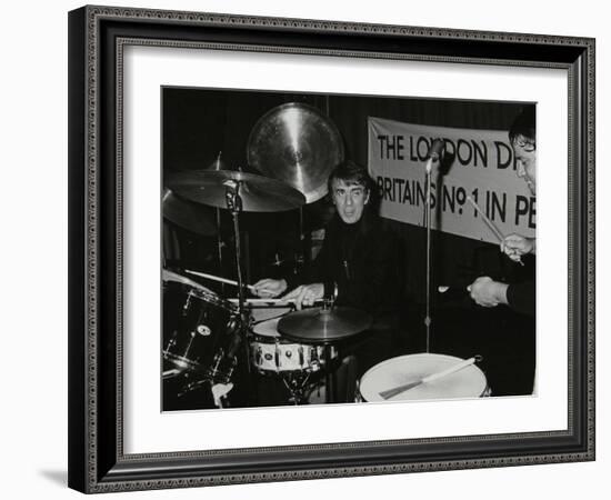 Drummers Kenny Clare Les Demerle, London 1979-Denis Williams-Framed Photographic Print