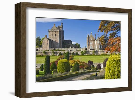 Drummond Castle, Perthshire, Scotland, Great Britain-null-Framed Art Print