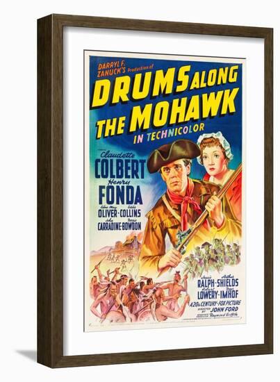 Drums Along the Mohawk, 1939, Directed by John Ford-null-Framed Giclee Print