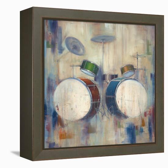 Drums-Joseph Cates-Framed Stretched Canvas