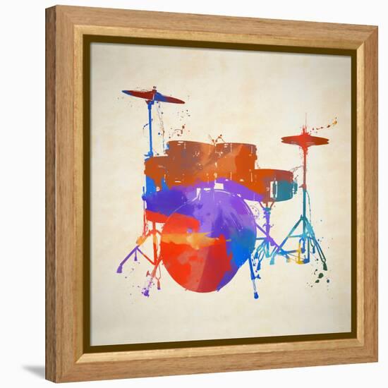 Drums-Dan Sproul-Framed Stretched Canvas