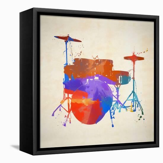 Drums-Dan Sproul-Framed Stretched Canvas