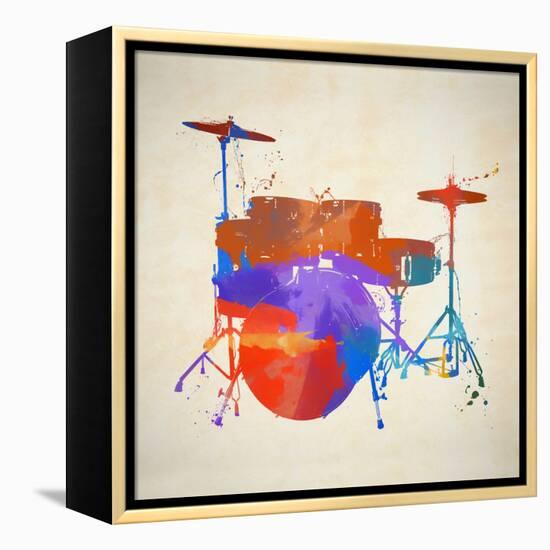 Drums-Dan Sproul-Framed Stretched Canvas