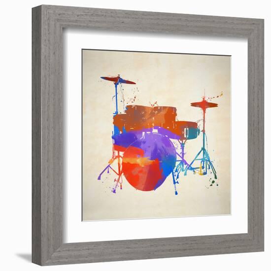 Drums-Dan Sproul-Framed Art Print