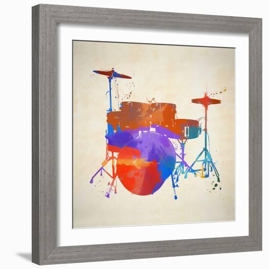 Drums-Dan Sproul-Framed Art Print