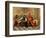 Drunk Warrior and Court Jester, Italian Painting of 19th Century-Casimiro Tomba-Framed Giclee Print