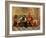 Drunk Warrior and Court Jester, Italian Painting of 19th Century-Casimiro Tomba-Framed Giclee Print