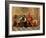 Drunk Warrior and Court Jester, Italian Painting of 19th Century-Casimiro Tomba-Framed Giclee Print