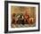 Drunk Warrior and Court Jester, Italian Painting of 19th Century-Casimiro Tomba-Framed Giclee Print