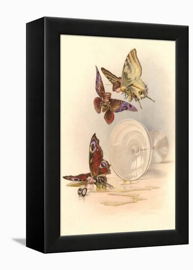 Drunken Butterflies-null-Framed Stretched Canvas