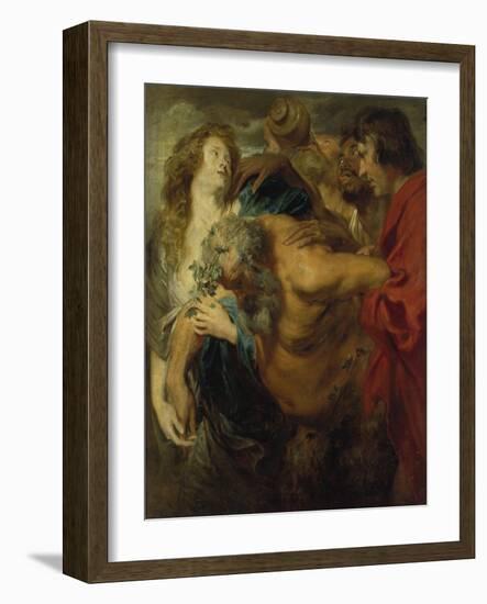 Drunken Silen, C. 1620-Sir Anthony Van Dyck-Framed Giclee Print