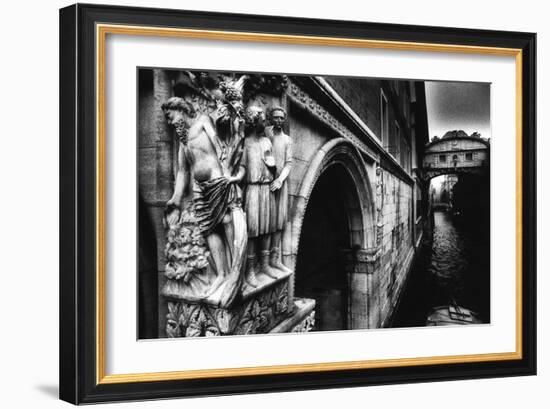 Drunkenness of Noahae on the Corner of the Dogeaes Palace Leading to the Aeponte Dei Sospiriae-Simon Marsden-Framed Giclee Print