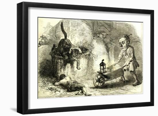 Drury Lane Theatre Grimalkin Thegreat Puss in Boots and the Miller's Son 1869 London Great Britain-null-Framed Giclee Print