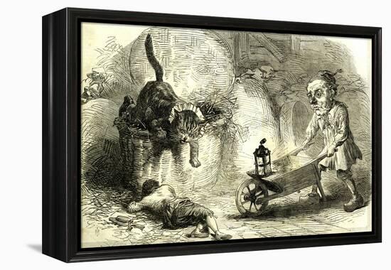 Drury Lane Theatre Grimalkin Thegreat Puss in Boots and the Miller's Son 1869 London Great Britain-null-Framed Premier Image Canvas