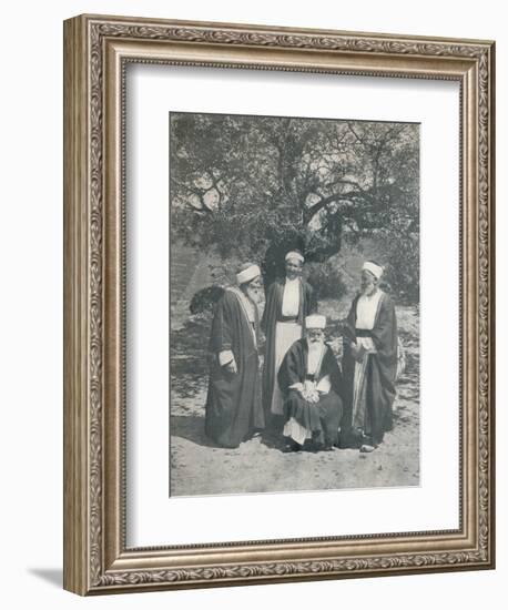 'Druse Chiefs', c1913-Charles JS Makin-Framed Photographic Print