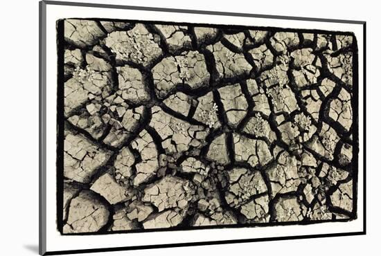 Dry, Cracked, Parched Earth in South Luangwa Valley National Park, Zambia-Paul Joynson Hicks-Mounted Photographic Print