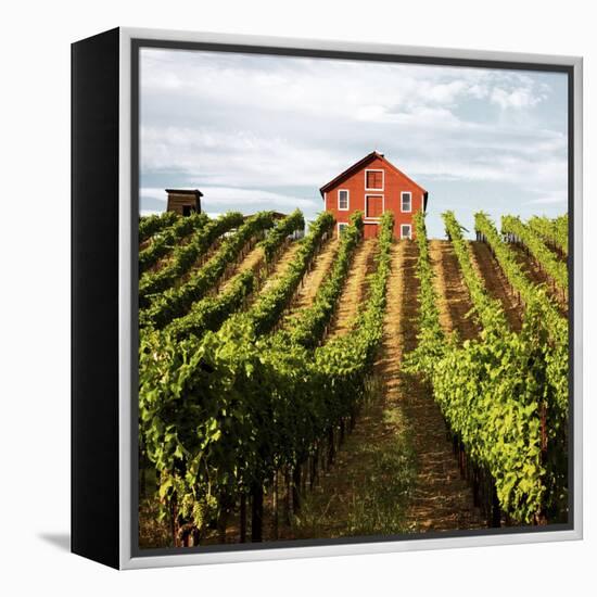 Dry Creek Barn-Lance Kuehne-Framed Premier Image Canvas