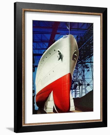 "Dry Dock," July 5, 1941-Arthur C. Radebaugh-Framed Giclee Print