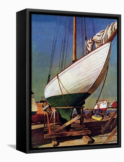 "Dry Dock," May 25, 1946-John Atherton-Framed Premier Image Canvas