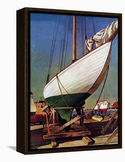 "Dry Dock," May 25, 1946-John Atherton-Framed Premier Image Canvas