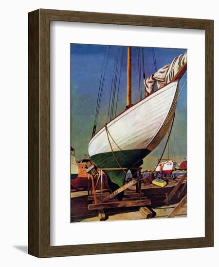 "Dry Dock," May 25, 1946-John Atherton-Framed Giclee Print