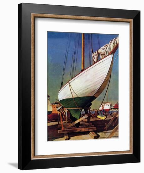 "Dry Dock," May 25, 1946-John Atherton-Framed Giclee Print