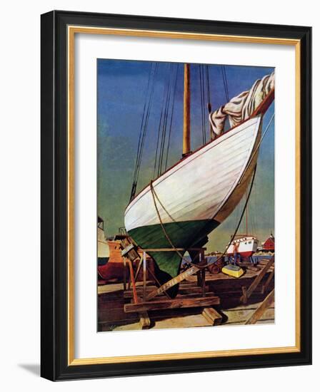 "Dry Dock," May 25, 1946-John Atherton-Framed Giclee Print