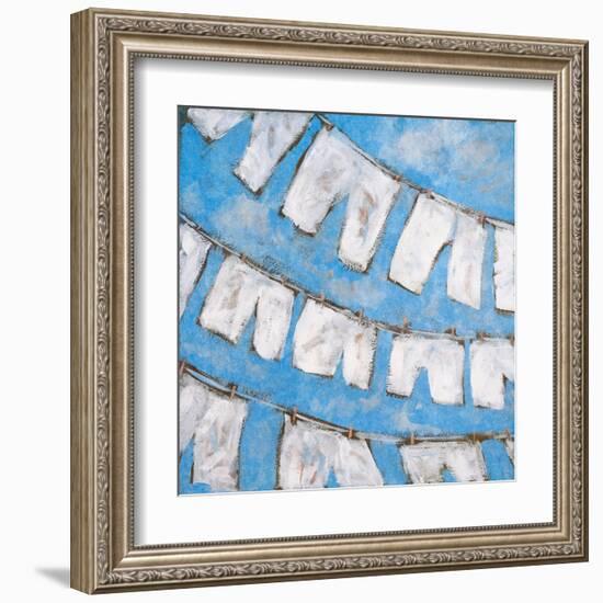 Dry Linen I-Kingsley-Framed Art Print