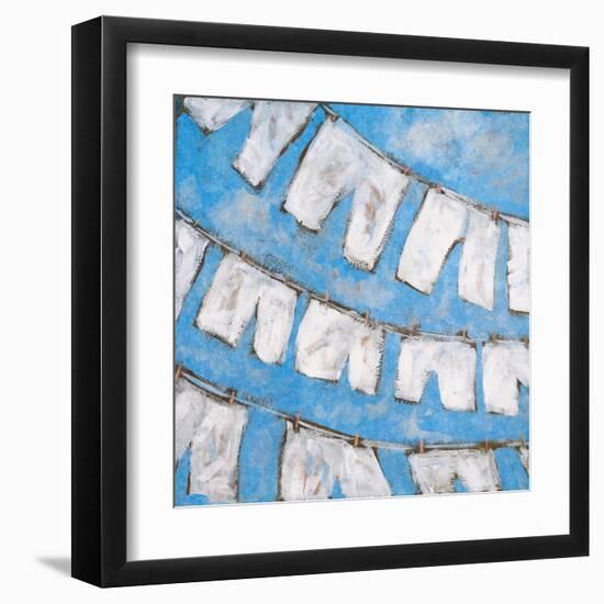 Dry Linen I-Kingsley-Framed Art Print