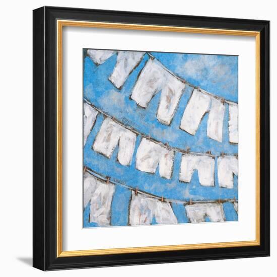 Dry Linen I-Kingsley-Framed Art Print