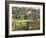 Dry Stone Wall, Gate and Stone Cottages, Snowshill Village, the Cotswolds, Gloucestershire, England-David Hughes-Framed Photographic Print