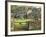 Dry Stone Wall, Gate and Stone Cottages, Snowshill Village, the Cotswolds, Gloucestershire, England-David Hughes-Framed Photographic Print