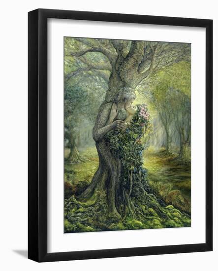 Dryad And The Tree Spirit-Josephine Wall-Framed Giclee Print