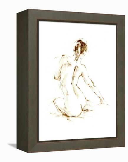 Drybrush Figure Study I-Ethan Harper-Framed Stretched Canvas