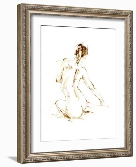 Drybrush Figure Study I-Ethan Harper-Framed Art Print