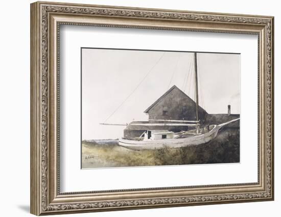 Drydocked-Ray Hendershot-Framed Art Print