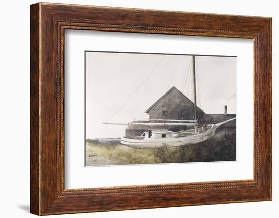 Drydocked-Ray Hendershot-Framed Art Print