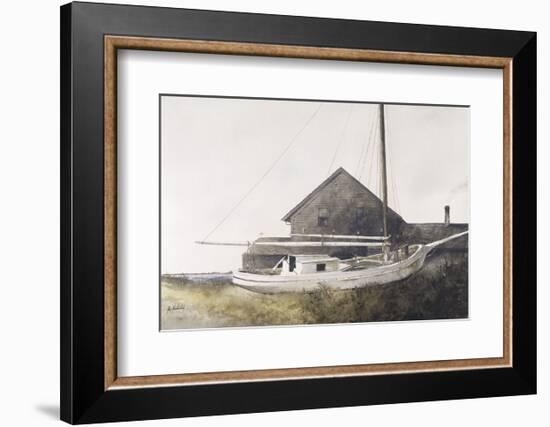 Drydocked-Ray Hendershot-Framed Art Print