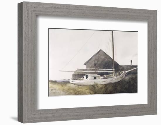 Drydocked-Ray Hendershot-Framed Art Print