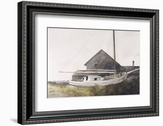 Drydocked-Ray Hendershot-Framed Art Print