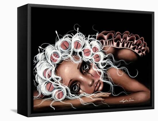 Dryin� the Dishes-Angelina Wrona-Framed Stretched Canvas