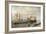 Drying Sails - New Bedford-Jack Wemp-Framed Giclee Print